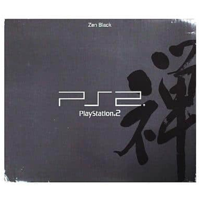 [PS2](本体)プレイステーション2 PlayStation2 ゼン･ブラック(SCPH-37000B)(縦置きスタンド･DVDリモコン同梱)