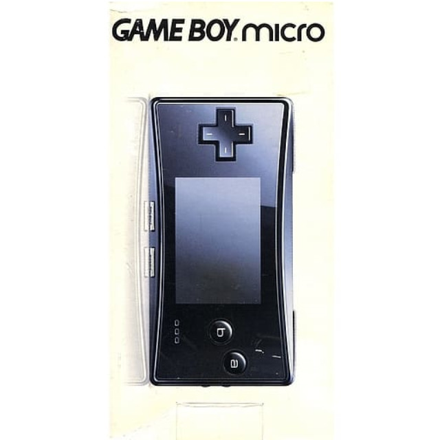 [GBA](本体)ゲームボーイミクロ GAMEBOY micro ブラック(OXY-S-CA)
