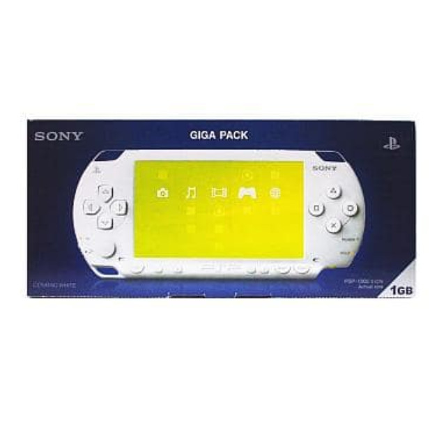 [PSP](本体)プレイステーション・ポータブル GIGA PACK(ギガパック) セラミック･ホワイト(PSP-1000G1CW)