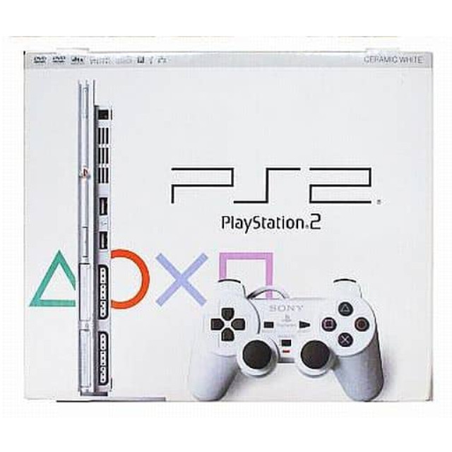 [PS2](本体)プレイステーション2 PlayStation2 セラミック・ホワイト(SCPH-75000CW)