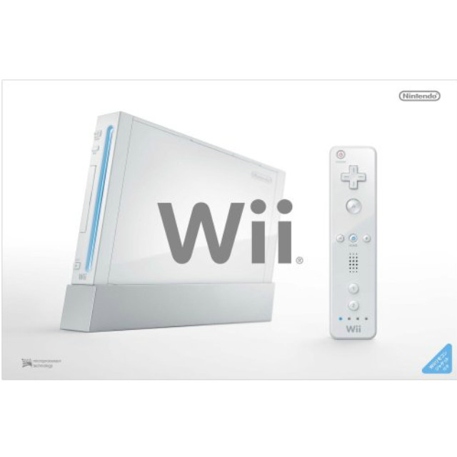 [Wii](本体)Wii(シロ) (Wiiリモコンジャケット同梱)(RVL-S-WD)