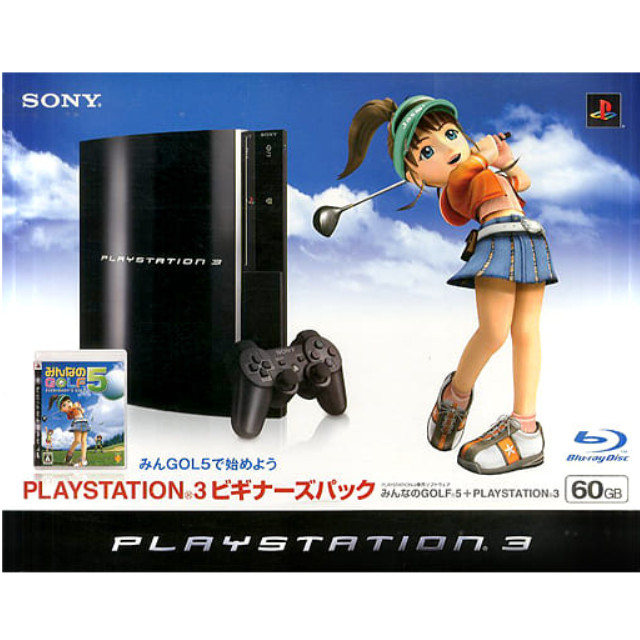 [PS3]プレイステーション3　みんなのゴルフ5ビギナーズパック　60GB