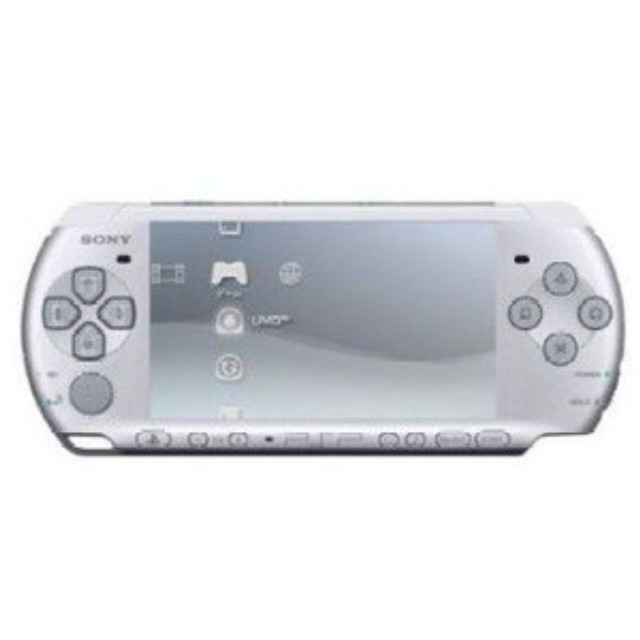 [PSP](本体)プレイステーション・ポータブル ミスティック・シルバー(PSP-3000MS)