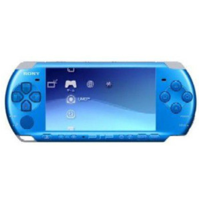 [PSP](本体)プレイステーション・ポータブル バイブラント・ブルー(PSP-3000VB)