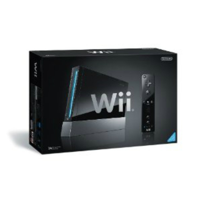 [Wii](本体)Wii(クロ) (Wiiリモコンジャケット同梱)(RVL-S-KJ)