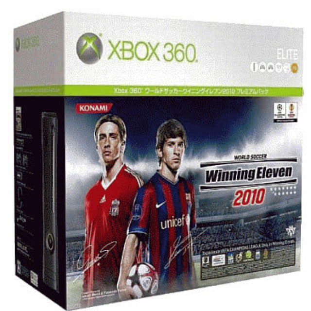 [Xbox360](本体)ウイニングイレブン 2010プレミアムPACK Xbox 360エリート ブラック 120GB同梱版(VK027-J1)
