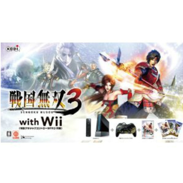 [Wii](本体)戦国無双3 with Wii(クロ) (特製クラシックコントローラーPRO同梱)(RVL-S-KH59)