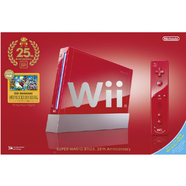 [Wii](本体)Wii(スーパーマリオ25周年仕様) (Wiiリモコンプラス同梱)(RVL-S-RAAV)