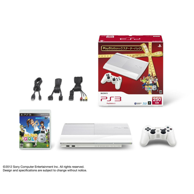 [PS3](本体)プレイステーション3 PlayStation3 スターターパック クラシック・ホワイト 250GB(CECH-4000BLW)同梱版 (CEJH-10023)