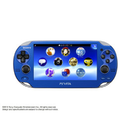 [PSV]PlayStation Vita 3G/Wi-Fiモデル サファイア・ブルー 初回限定版(PCH-1100AB04)