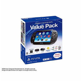 [PSV]PlayStation Vita Value Pack 3G/Wi-Fiモデル クリスタル・ブラック(PCHJ-10023)