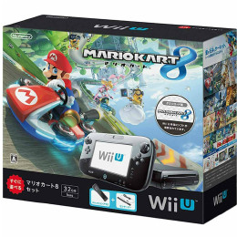 [WiiU]Wii U すぐに遊べる マリオカート8 セット クロ/kuro/黒(WUP-S-KAGH)