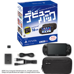 [PSV]PlayStation Vita デビューパック 3G/Wi-Fiモデル クリスタル・ブラック(PCHJ-10026)