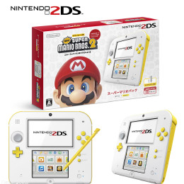 [3DS]ニンテンドー2DS　スーパーマリオパック【ホワイト×イエロー】(FTR-S-WDDT)