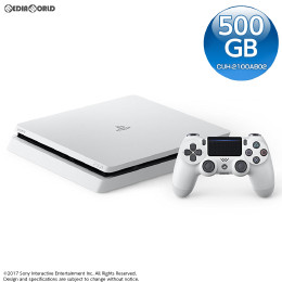 [PS4]プレイステーション4 PlayStation4 グレイシャー・ホワイト 500GB(CUH-2100AB02)