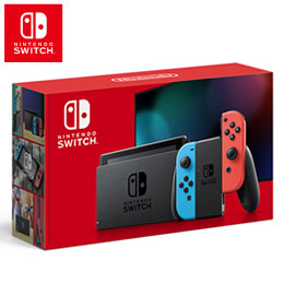 [Switch]Nintendo Switch(ニンテンドースイッチ) Joy-Con(L) ネオンブルー/(R) ネオンレッド(HAD-S-KABAA)
