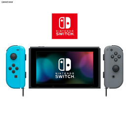 [Switch]マイニンテンドーストア限定 Nintendo Switch(ニンテンドースイッチ) カスタマイズ Joy-Con(L) ネオンブルー/(R) グレー Joy-Conストラップ ネオンブルー/グレー(HAC-S-KAYAA)