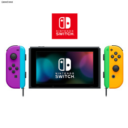 [Switch]マイニンテンドーストア限定 Nintendo Switch(ニンテンドースイッチ) カスタマイズ Joy-Con(L) ネオンパープル/(R) ネオンオレンジ Joy-Conストラップ ネオンブルー/ネオングリーン(HAD-S-KAYAA)