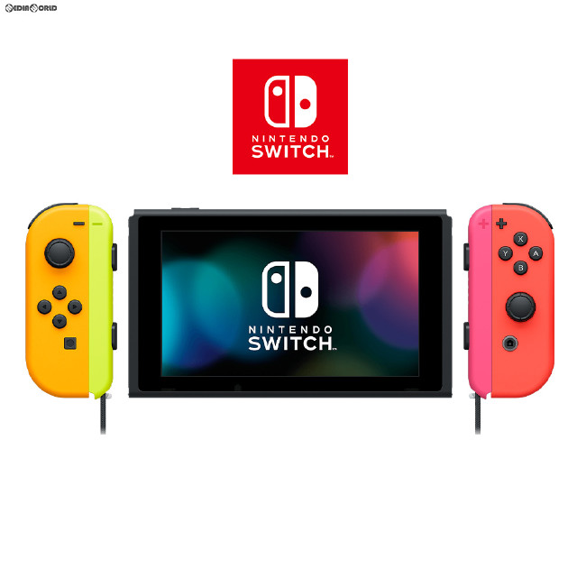 新品未使用 Nintendo switch(L)ネオンレッド(R)ネオンオレンジ-