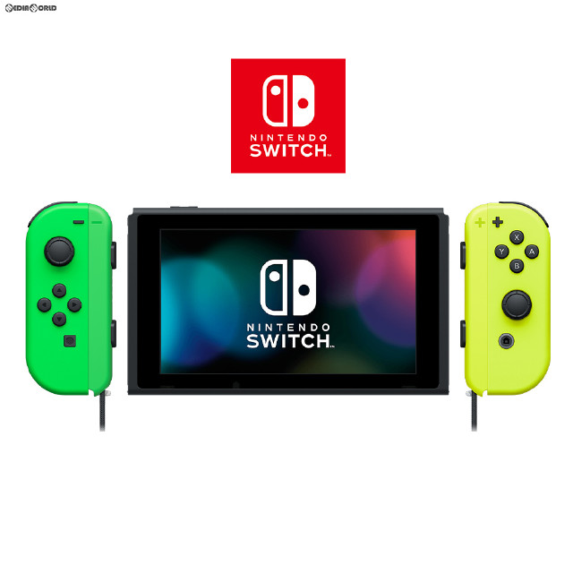 ニンテンドーストア限定 Nintendo Switch本体 ネオングリーン1個Joy-Conグリップ