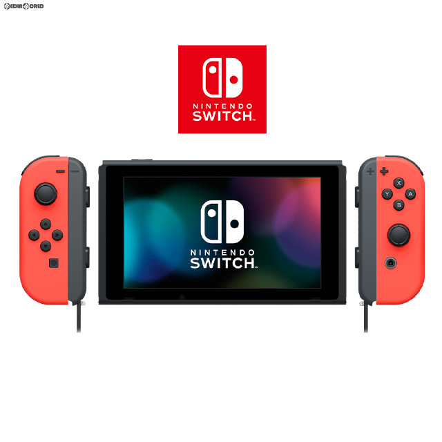 [Switch](本体)マイニンテンドーストア限定 Nintendo Switch(ニンテンドースイッチ) カスタマイズ Joy-Con(L) ネオンレッド/(R) ネオンレッド Joy-Conストラップ ブラック/ブラック(HAD-S-KAYAA)