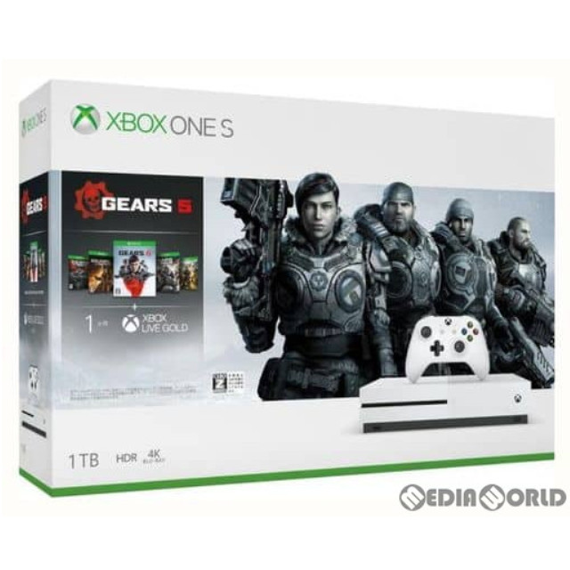 [XboxOne](本体)Xbox One S 1TB(Gears 5 同梱版)(234-01035)