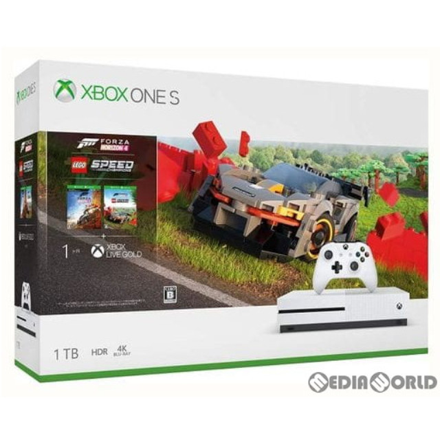 [買取][XboxOne](本体)Xbox One S 1TB Forza Horizon 4/Forza Horizon 4 LEGO Speed Champions 同梱版(234-01136)