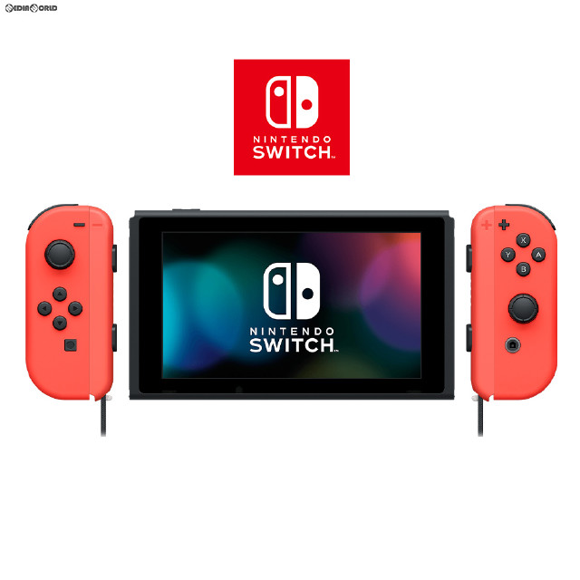 [Switch](本体)マイニンテンドーストア限定 Nintendo Switch(ニンテンドースイッチ) カスタマイズ Joy-Con(L) ネオンレッド/(R) ネオンレッド Joy-Conストラップ ネオンレッド(HAD-S-KAYAA)