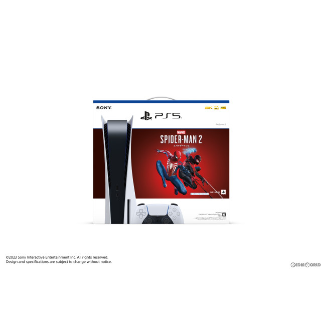 [PS5](本体)(未使用)PlayStation5(プレイステーション5) Marvel's Spider-Man 2(マーベル スパイダーマン2) 同梱版(CFIJ-10014)