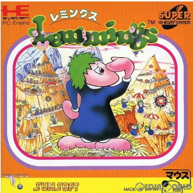 [PCE]Lemmings(レミングス)(スーパーCDロムロム)