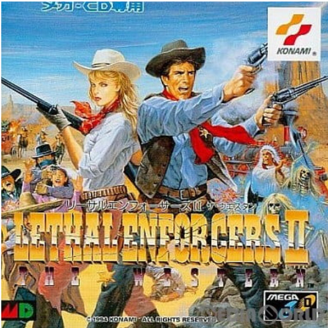 [MD]LETHAL ENFORCERS II THE WESTERN(リーサルエンフォーサーズ2 ザ・ウエスタン)(メガCD)