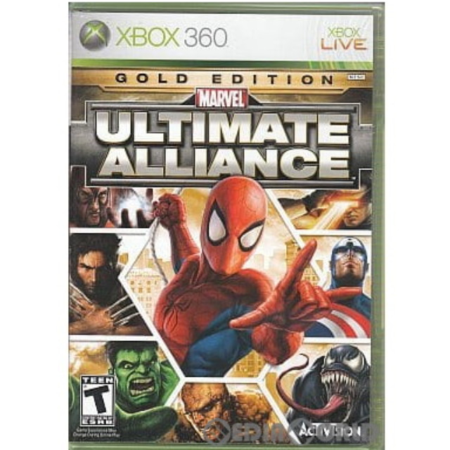 [Xbox360]MARVEL ULTIMATE ALLIANCE -GOLD EDITION-(マーベル アルティメット アライアンス ゴールドエディション) 北米版