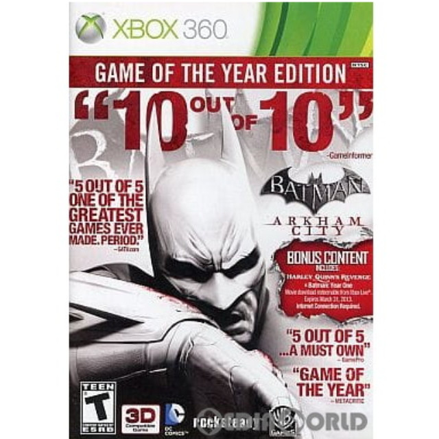 [Xbox360]BATMAN ARKHAM CITY(バットマン:アーカム・シティ) [GAME OF THE YEAR EDITION] 北米版