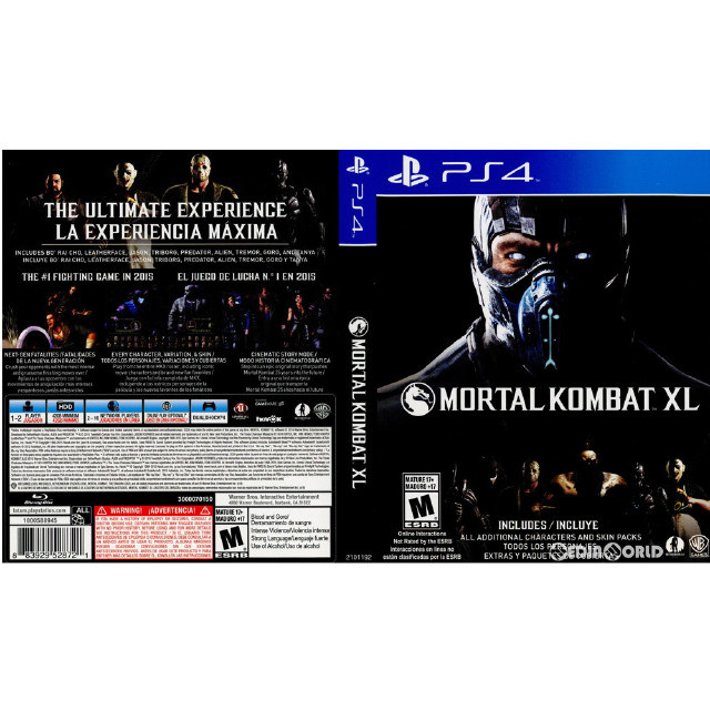 [PS4]MORTAL KOMBAT XL(モータルコンバット XL)(北米版)(2101192)