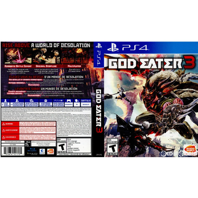 [PS4]GOD EATER 3(ゴッドイーター3) 北米版(2104242)