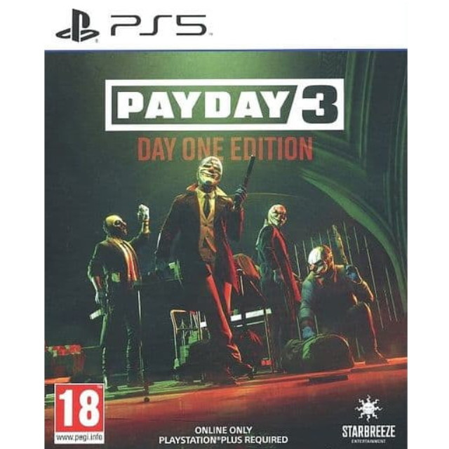 [PS5] PAY DAY 3 DAY ONE EDITION(ペイデイ3 デイワンエディション) EU版(オンライン専用) Starbreeze Publishing(PPSA-14411)