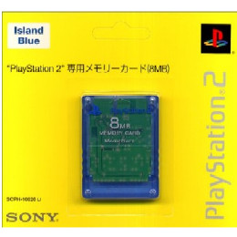[OPT]メモリーカード8MB　アイランドブルー　ソニー(PS2)(SCPH-10020LI)