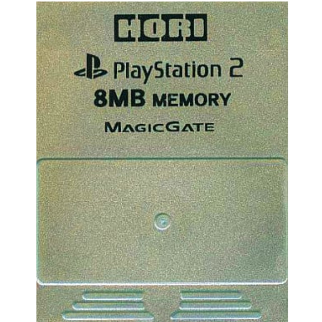 [OPT]光るメモリーカード 8MB ホリ　シルバー(PS2)
