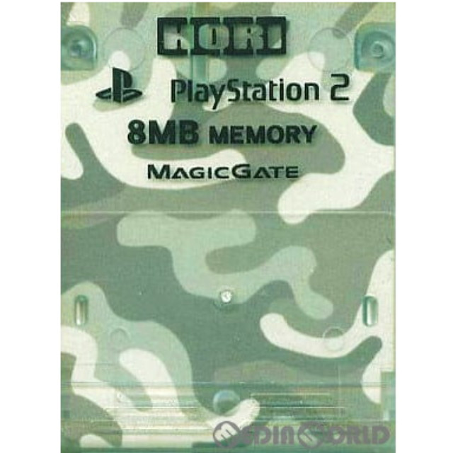 [OPT]メモリーカード8MB ホリ　迷彩グレー(PS2)