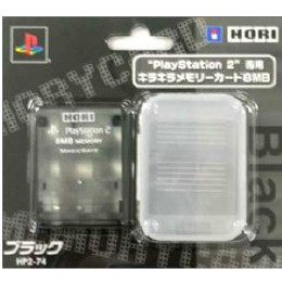 [OPT]キラキラメモリーカード8MB ホリ　ブラック(PS2)