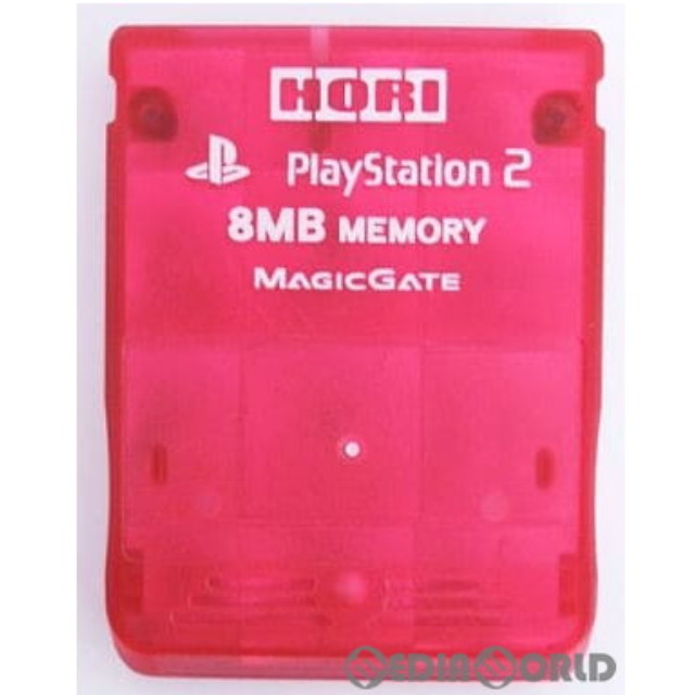 [OPT]キラキラメモリーカード8MB ホリ　レッド(PS2)