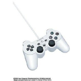 [OPT]PS2用デュアルショック2　セラミック・ホワイト　ソニー(SCPH-10010CW)