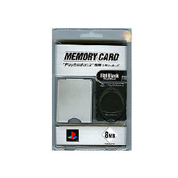 [OPT]メモリーカード8MB ケムコ　フラットブラック(PS2)