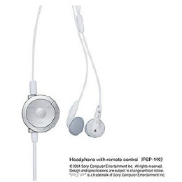[OPT]リモコン付ヘッドフォン ホワイト SIE(PSP-1000専用)(PSP-140 W)
