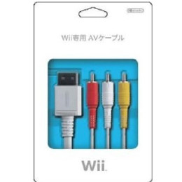 [OPT]Wii専用 AVケーブル(Wii U対応) 任天堂(RVL-A-KT/RVL-009)