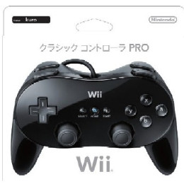 [OPT]クラシックコントローラPRO(プロ) クロ(Wii/Wii U用) 任天堂(RVL-A-R2K)