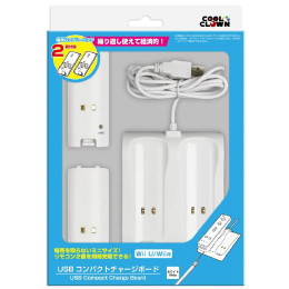 [OPT](再販)WiiU・Wii用USBコンパクトチャージボード ホワイト　デイテルジャパン(DJ-WIUUC-WT)