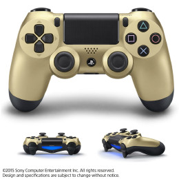 [PS4]ワイヤレスコントローラー デュアルショック4(DUALSHOCK4) ゴールド SCE(CUH-ZCT1J06)