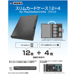 [OPT]スリムカードケース 12+4 for PlayStation Vita ブラック HORI(PSV-153)