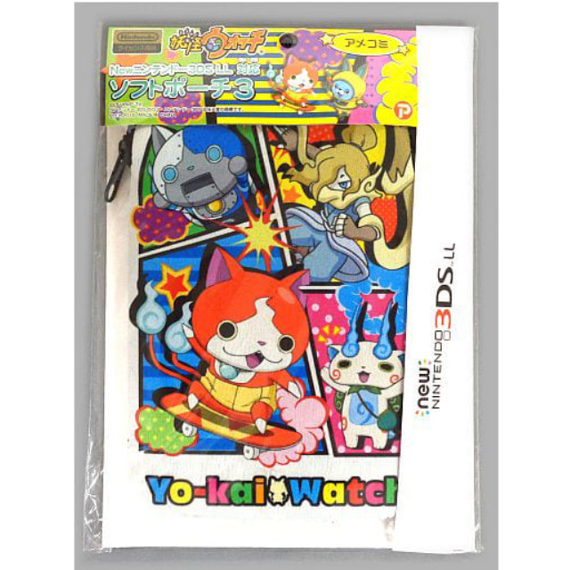 [OPT]妖怪ウォッチ new ニンテンドー 3DS LL 対応 ソフトポーチ3 アメコミ Ver. プレックス(YW-59A)